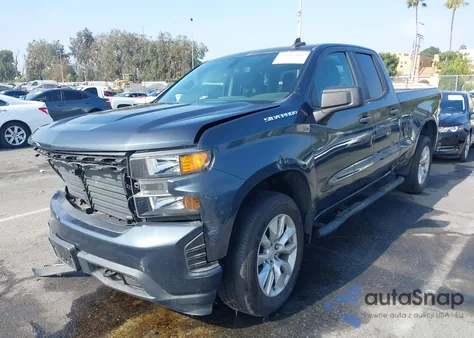 2020 Chevrolet Silverado C1500 Custom из США, поврежденный, VIN 1GCRWBEK5LZ373692